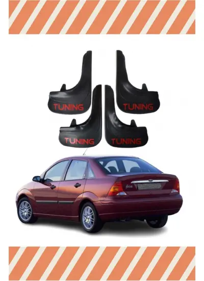 Ford Focus 1 Sd 1998-2004 Tunıng Yazılı 4Lütozluk Çamurluk Paçalık