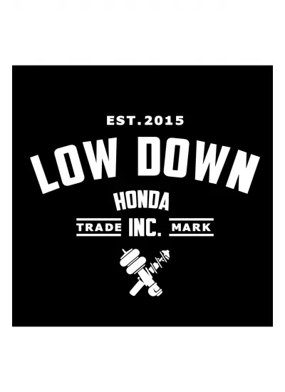 Low Down Honda Arka Cam Sticker 40 x 31 Cm