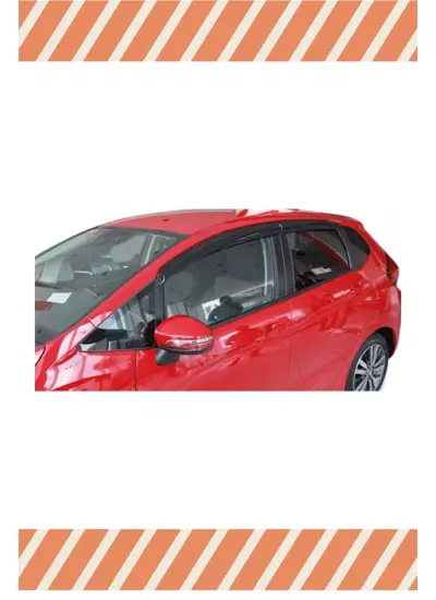 Honda Jazz 2002-2008 Modellerine Özel 4Lü Mügen Tip Cam Rüzgarlığı