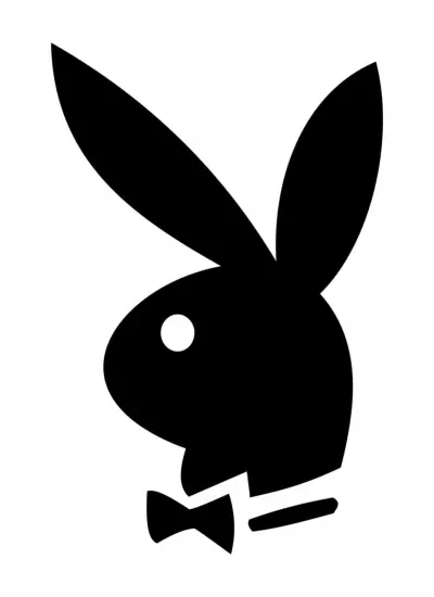 Playboy Amblem Sticker (Oto-Motor-Laptop-Duvar-Dekor) 10 x 15 cm