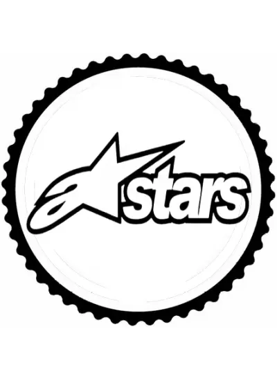 Alpinestars 2.Model Tasarım Sticker 20 x 20 cm