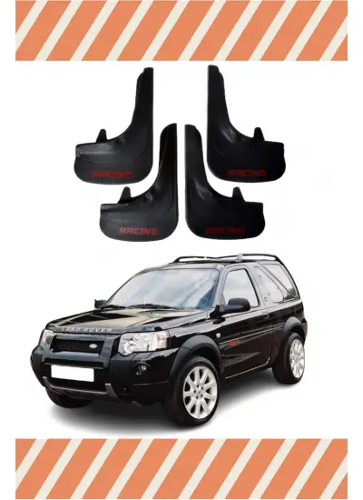 Land Rover Freelander 1 Racing Yazılı 4Lü Tozluk Çamurluk Paçalık