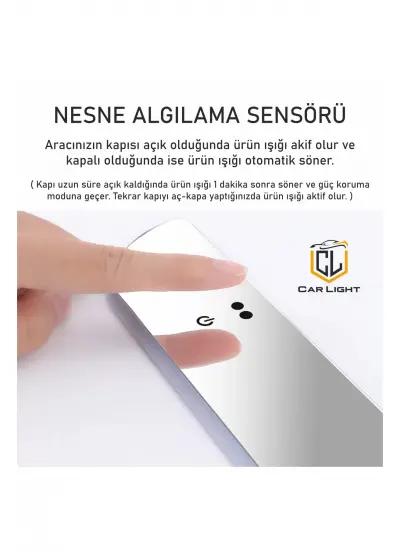 Renault Oto Modellerine Uyumlu Işıklı Kapı Eşiği 2 Parça