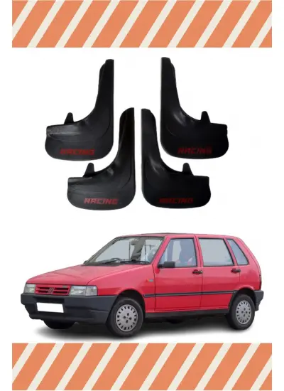 Fiat Uno Racing Yazılı 4Lütozluk Çamurluk Paçalık