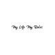 My Life My Rules Sticker (Oto-Motor-Laptop-Duvar-Dekor) 20 x 4 cm