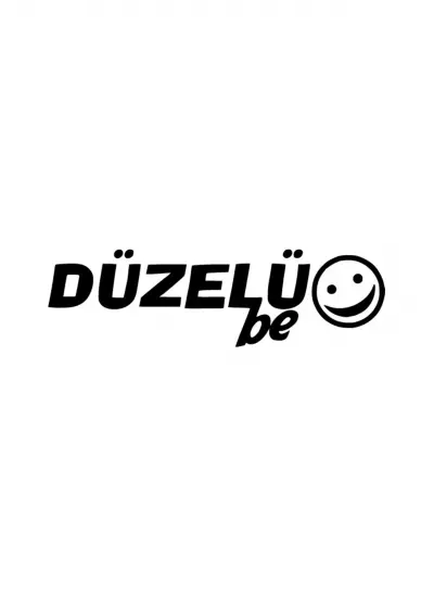 Düzeli Be Sticker (Oto-Motor-Laptop-Duvar-Dekor) 10 x 3 cm