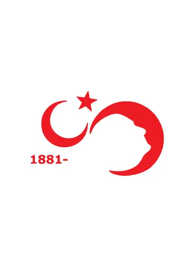 Türk Bayrağı 8 Duvar Dekor Sticker Kırmızı 80 x 40 cm