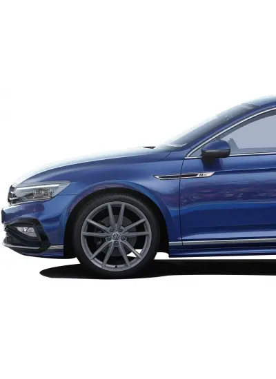 R-Line Çamurluk Çıtası Krom Siyah Üst Kalite Passat B8.5 SD 2015 Ve Sonrası Modeller İçin