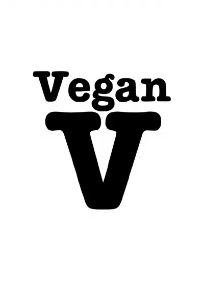 Vegan Sticker (Oto-Motor-Laptop-Duvar-Dekor) 10 x 10 cm