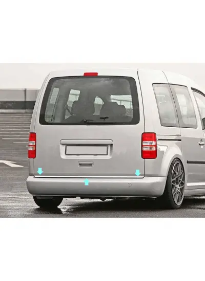 Bagaj Alt Çıta Krom Caddy Mini Van 2010-2014 Arası Modeller İçin