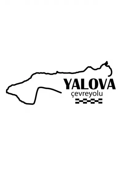 Yalova Çevreyolu Sticker 12 x 9 Cm