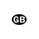 GB Sticker (Oto-Motor-Laptop-Duvar-Dekor) 10 x 7 cm