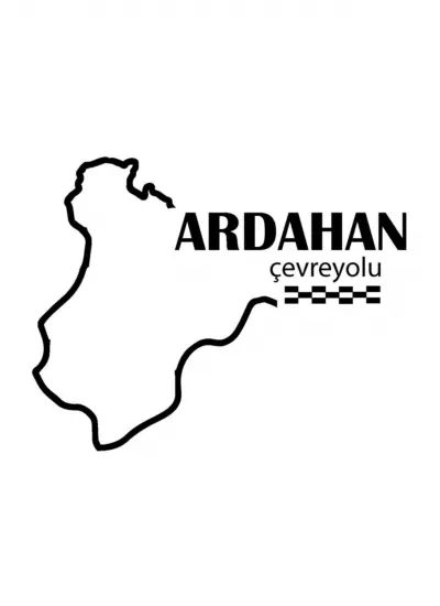 Ardahan Çevreyolu Sticker 12 x 9 Cm