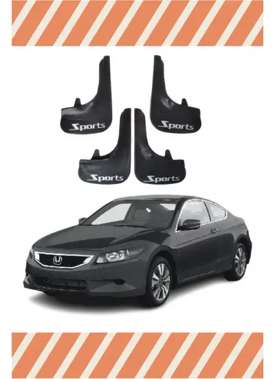 Honda Accord 2008-2012 Sports Yazılı 4Lü Tozluk Çamurluk Paçalık