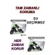 Yuki Yk-10 Moni Elektrikli Uyumlu Arka Çanta (Bağlantı Ve Kilit Uyumlu) 4 Mevsim Koruyan Motosiklet Brandası Gri