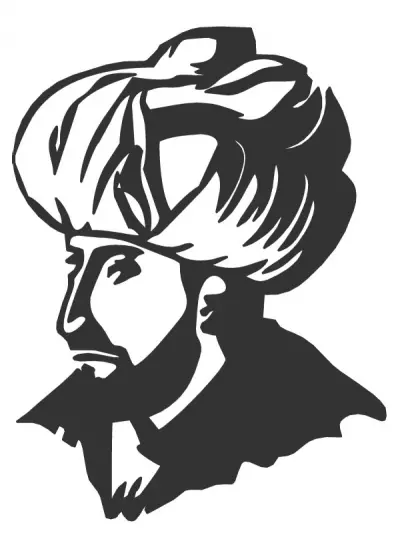 Fatih Sultan Mehmet (Oto-Motor-Laptop-Duvar-Dekor) 10 x 13 Cm