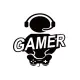 Gamer Sticker (Oto-Motor-Laptop-Duvar-Dekor) 20 x 20 cm