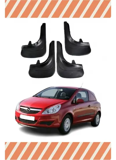 Opel Corsa Van 2007-2014 4Lü Tozluk Çamurluk Paçalık