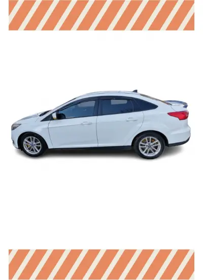 Ford Focus 3 Sedan 2011-2015 Modellerine Özel 4Lü Mügen Tip Cam Rüzgarlığı