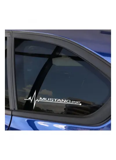 Ford Mustangs İçin Uyumlu Aksesuar Yan Cam Sticker Oto Kapı