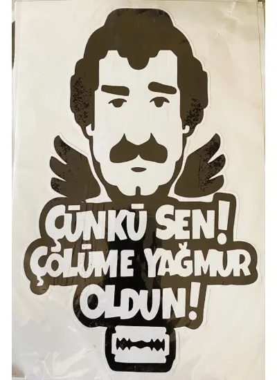 Müslüm Gürses Tasarım Oto Sticker Siyah