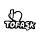 Tofaşk Oto Arka Cam Sticker 15 x 10 cm