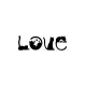 Kedilerden Love Sticker Duvar Dekor Sticker 40 x 12 cm