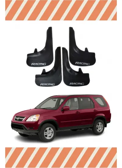 Honda Cr-V 2002-2007 Racing Yazılı 4Lü Tozluk Çamurluk Paçalık