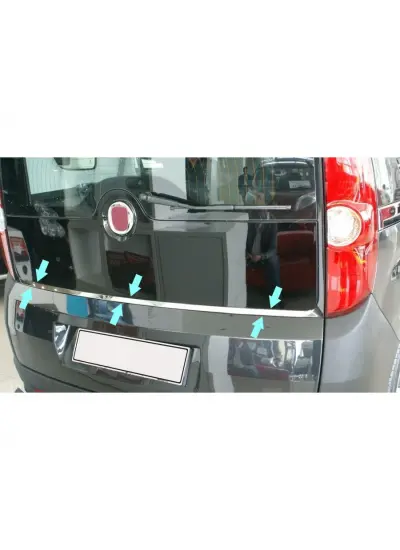 Bagaj Cam Alt Çıta Krom Doblo-2 Panel Van LAV 2010-2014 Arası Modeller İçin