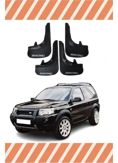 Land Rover Freelander 1 Racing Yazılı 4Lü Tozluk Çamurluk Paçalık