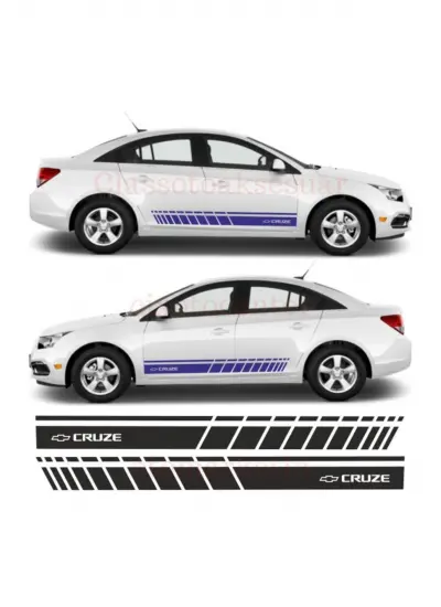 Chevrolet Cruze İçin Uyumlu Aksesuar Oto Yan Şerit Sticker