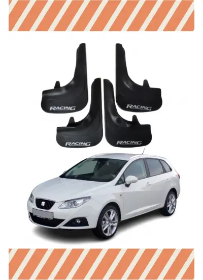 Seat Ibiza Racing Yazılı 4Lü Tozluk Çamurluk Paçalık