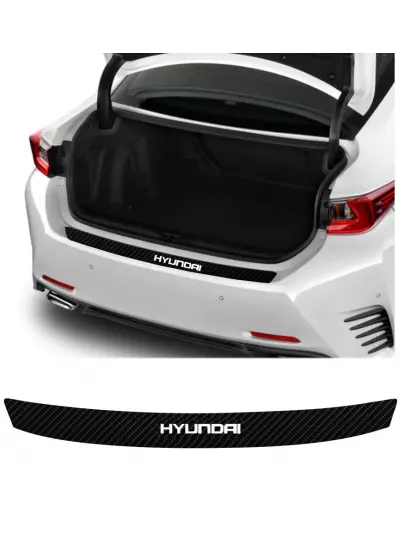 Hyundai Modelleri İçin Uyumlu Grafen Karbon Oto Bagaj Koruyucu 90 x 7 cm