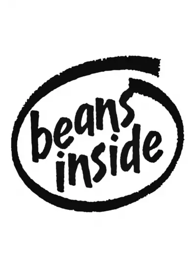 Funny Beans Inside Oto Sticker 20 Cm