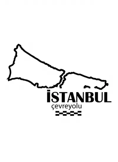 Istanbul Çevreyolu Sticker 12 x 9 Cm