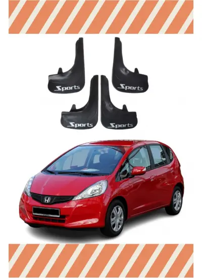 Honda Jazz 2009-2015 Sports Yazılı 4Lü Tozluk Çamurluk Paçalık