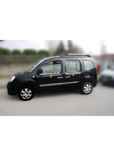 Cam Çıtaları Krom 4 Parça Kangoo-2 Mini Van LAV 2008 Ve Sonrası Modeller İçin