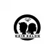 Hair Salon Sticker (Oto-Motor-Laptop-Duvar-Dekor) 10 x 10 cm