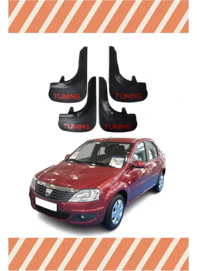 Dacia Logan 2004-2012 4Lü Tunıng Yazılı Tozluk Çamurluk Paçalık