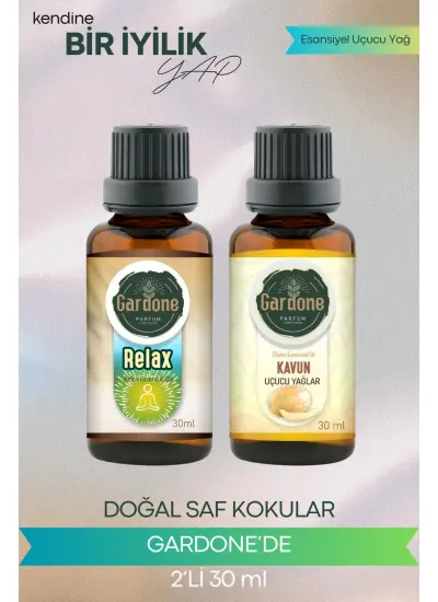 Kavun + Relax (Oda Kokusu Aroma Terapi Buhurdanlık/Difüzör Yağı) Set 2 Adet x 30 ml