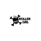 Roller Girl Sticker (Oto-Motor-Laptop-Duvar-Dekor) 10 x 5 cm