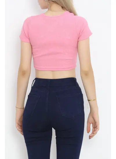 Dekolteli Crop Body Tozpembe - 4121.1567.