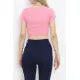 Dekolteli Crop Body Tozpembe - 4121.1567.