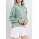 2 İplik Kapşonlu Sweat Mint - 1728.1095.