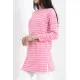 Çizgili Tunik Pembe - 11313.1567.