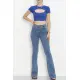 Dekolteli Crop Body Saks - 4121.1567.