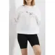 Nakışlı İki İplik Tunik Sweat Ekru - 21173.200.