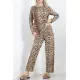 Alt Üst Aynı Rotasyon Pijama Takımı Leopar - 788.1287.