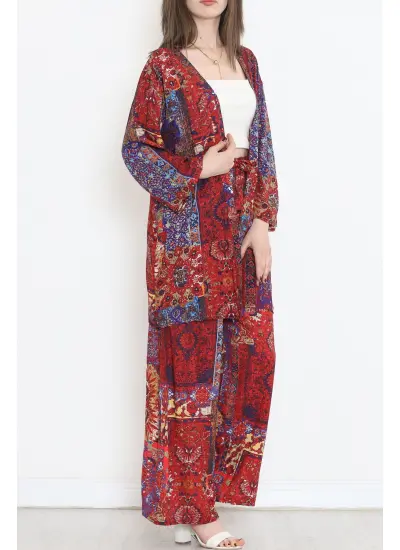 Kimono Takım Bordo - 10553.1095.