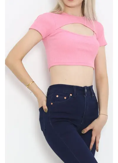 Dekolteli Crop Body Tozpembe - 4121.1567.